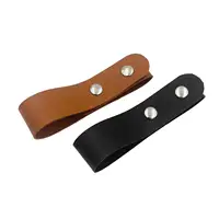 Belt Whip Holder PU Leather Bullwhip Whip Loop for Riding Travel 2