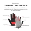Wind Breaking Cycling Full Finger Gloves Touch Screen Anti-slip Bicycle Lycra Fabric Mittens Bicicleta Road Bike Long Glove 6
