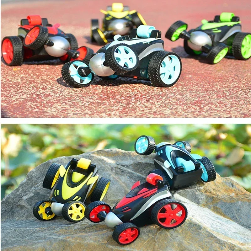 Drift Tumbling Dump Truck Stunt RC Car Wireless Remote Control Toys Electric Universal Rolling Toy Off-road Racing Car Toy 4