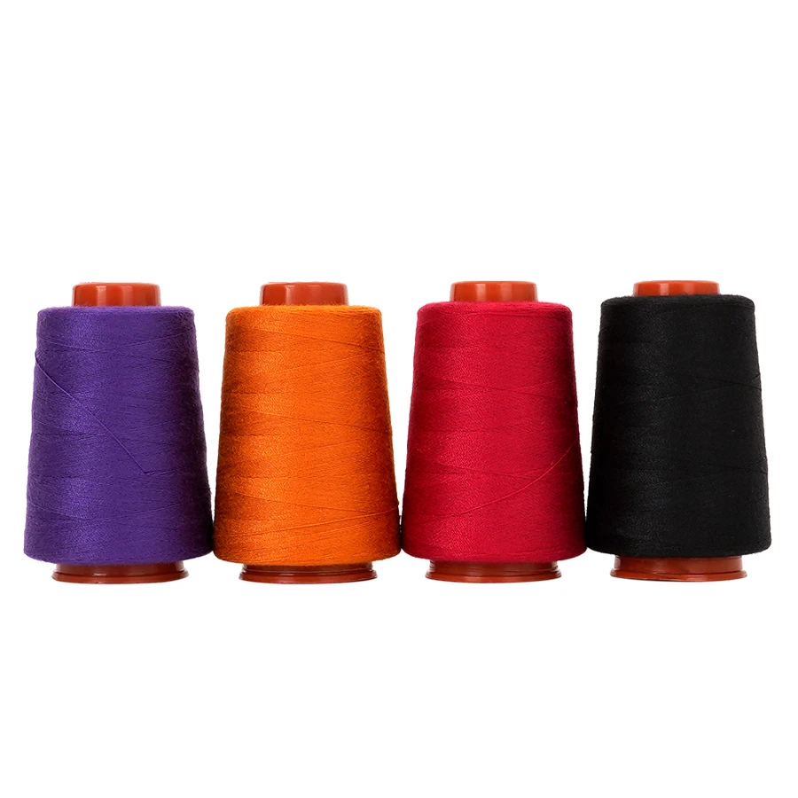 4 Stück 800 Yard Small Pagoda 402 Hochgeschwindigkeits-Nähmaschinen-Polyester-Denimfaden für Heim- und Handnähen – Detail 12