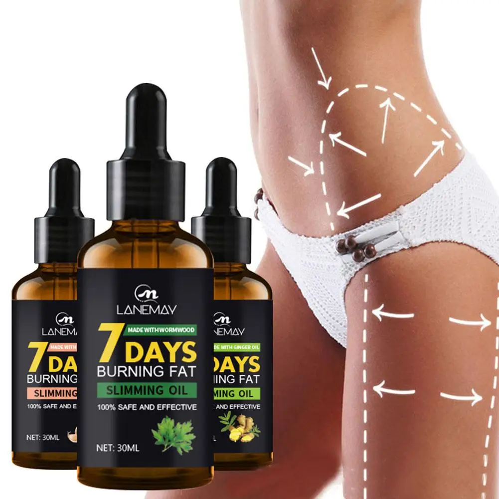 30ml 7 DAYS Weight Loss Products Slimming Massage Essential Oil Thin Leg Waist Fat Burner Burning Anti Weight Loss weight loss products massage cream