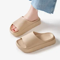 Women's Coconut Themed Home Slippers Summer Outdoor Thick Heel Sandals Arch Support Slip-On Couples Matching Slippers - Image 5