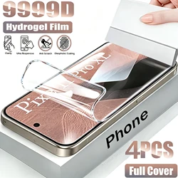 4 - Pack Full Coverage Soft Hydrogel Screen Protector Film - Google Pixel 4 XL (4PCS)