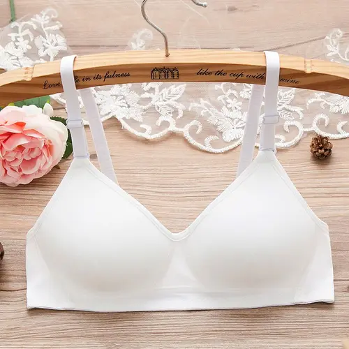 여아용 튜브톱 트레이닝 브라, 무선 얇은 컵 브라, 편안한 십대 속옷, 십대 소녀 의류, 14, 16 세 패션 3