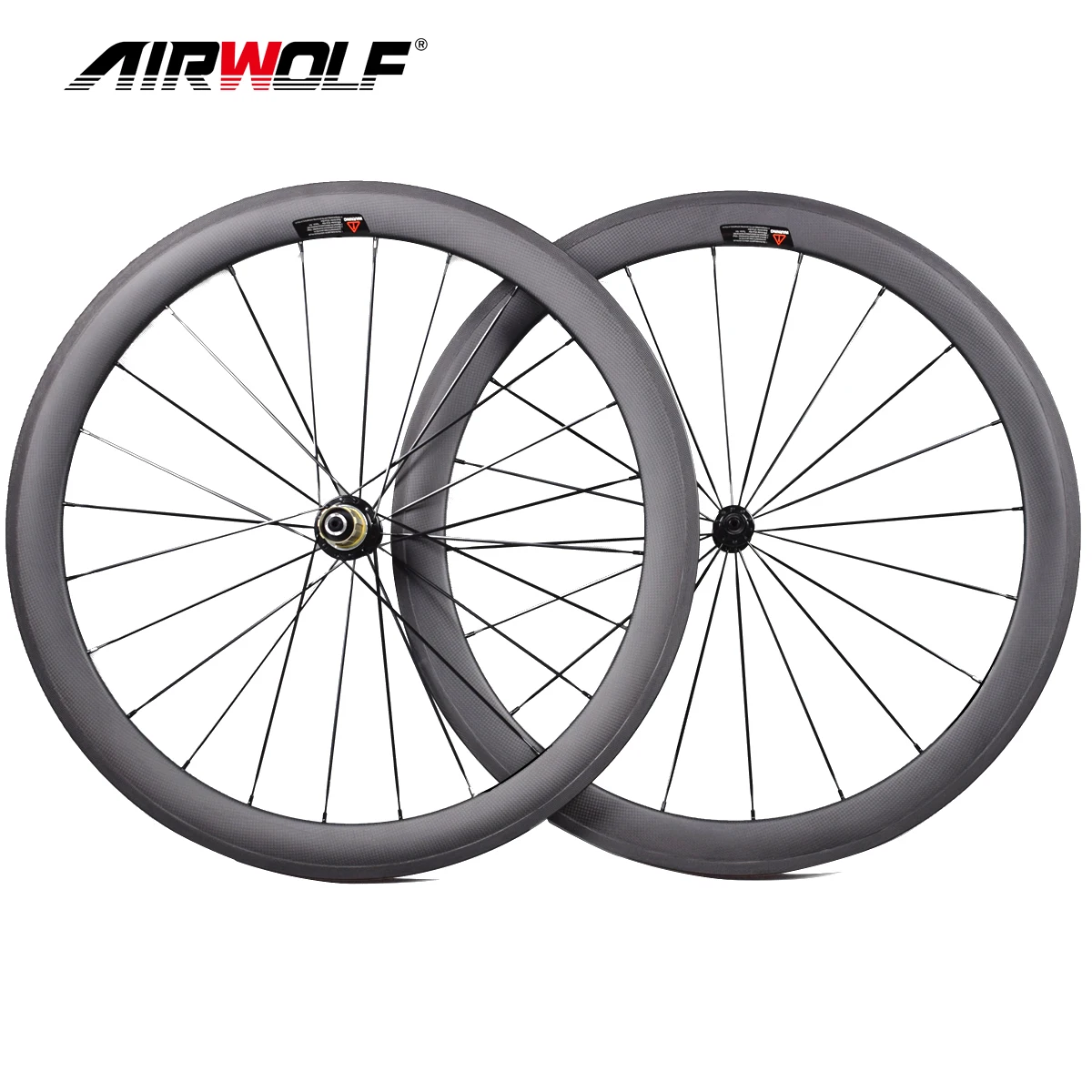 Airwolf Carbon Wheelset Rim Brake 700C Dt350 1423 Ruote Per Bici Da Corsa In Carbonio 38/50/60Mm Di Altezza Ruote Da Strada 25Mm 1 Paio Di Ruote