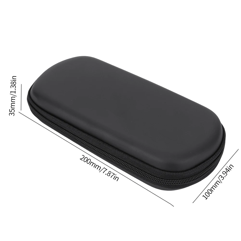Compact EVA Hard Carrying Case with Tempered Glass Protector and Waterproof Storage