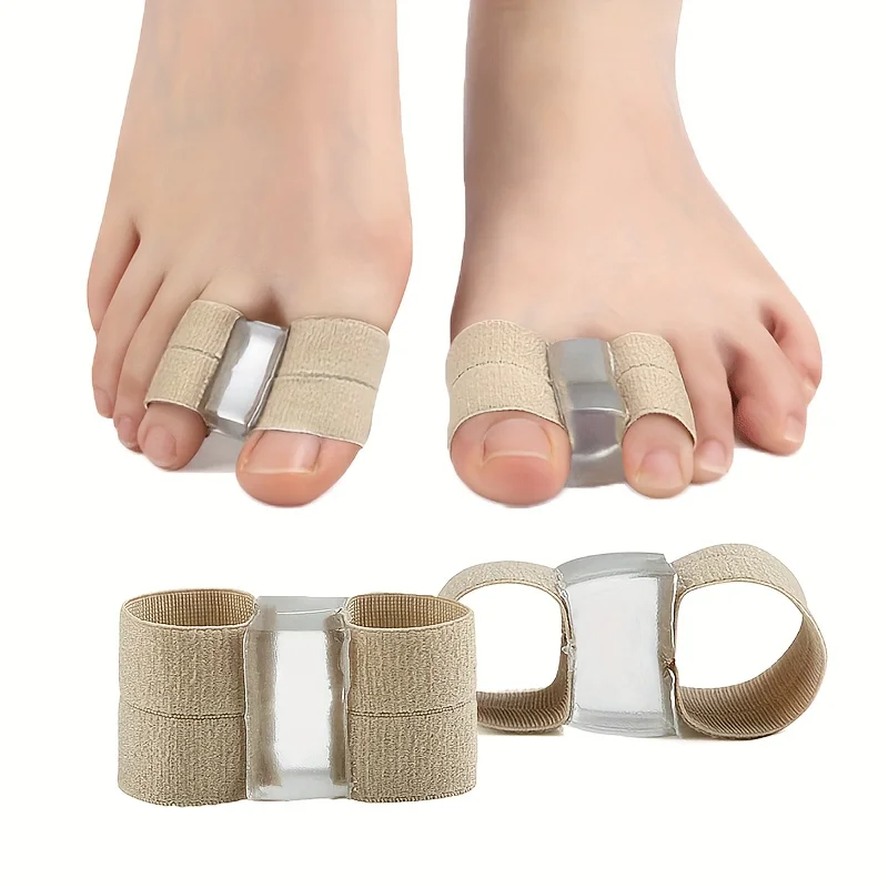 Adjustable Elastic Toe Separator with Dual Loop Design Finger Separator Toe Spacers Foot Care & Nail Support Ideal for Home toe separators