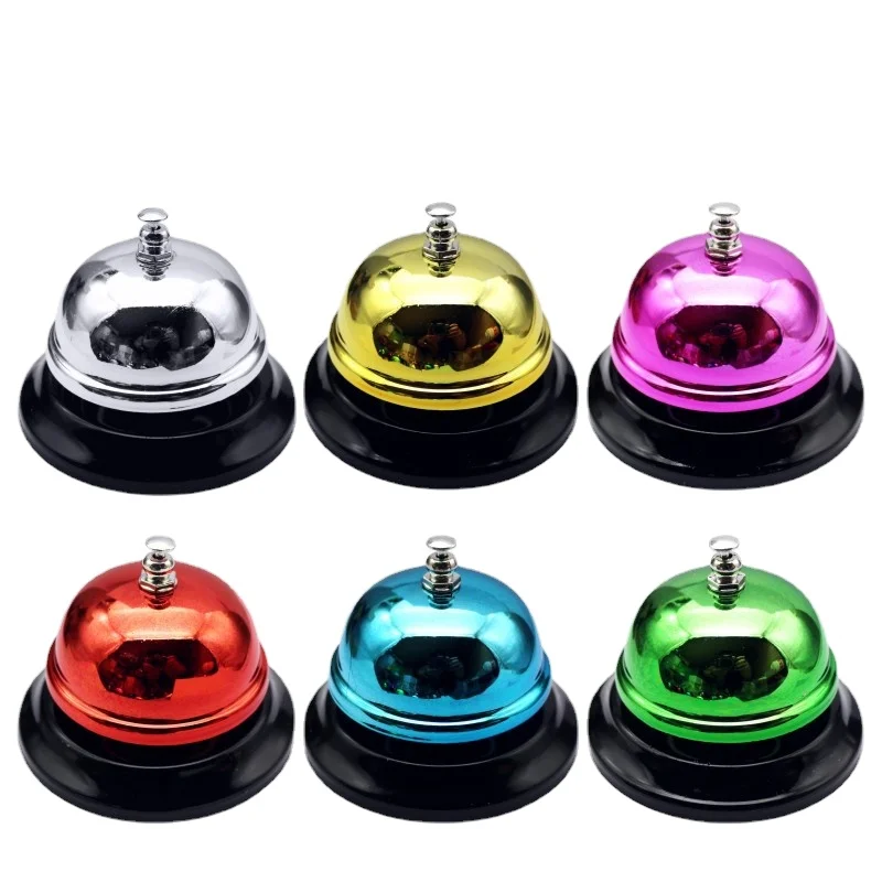 65mm Call Bell Desk Christmas Kitchen Hotel Counter Reception Christmas Bells Small Single Bell Dining Bell Table Summoning Bell