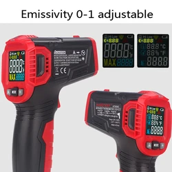 Habotest – thermomètre Laser infrarouge numérique, Station Meteo d'extérieur, HT650B 