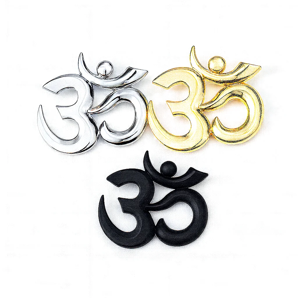 Autocollant Sticker Voiture Moto - Symbole OM AUM - Yoga, Hindouisme - Neuf