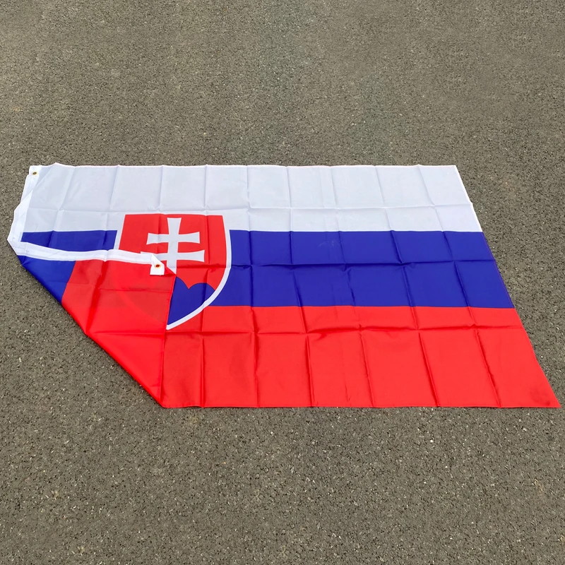 aerlxemrbrae flag 90*150cm Slovakia FLAG slovak Banner EU 3*5FT Hanging  flag