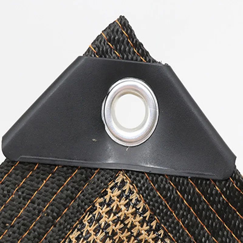 Description Picture 6 of itemShade Fabric Coffee Color Perforated Shade Mesh Summer Outdoor Courtyards Encrypted High Temperature Resistant Sunscreen Mesh