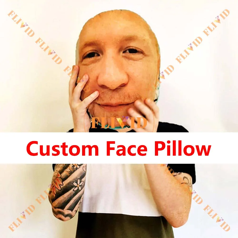 Customized 3D Human/ Animal Face Pillows,Hot Funny Head Pillow,Personalized Woman Pillow,Pet Loss Memorial Gift,Pet Lover Gift 4