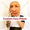 Customized 3D Human/ Animal Face Pillows,Hot Funny Head Pillow,Personalized Woman Pillow,Pet Loss Memorial Gift,Pet Lover Gift 4