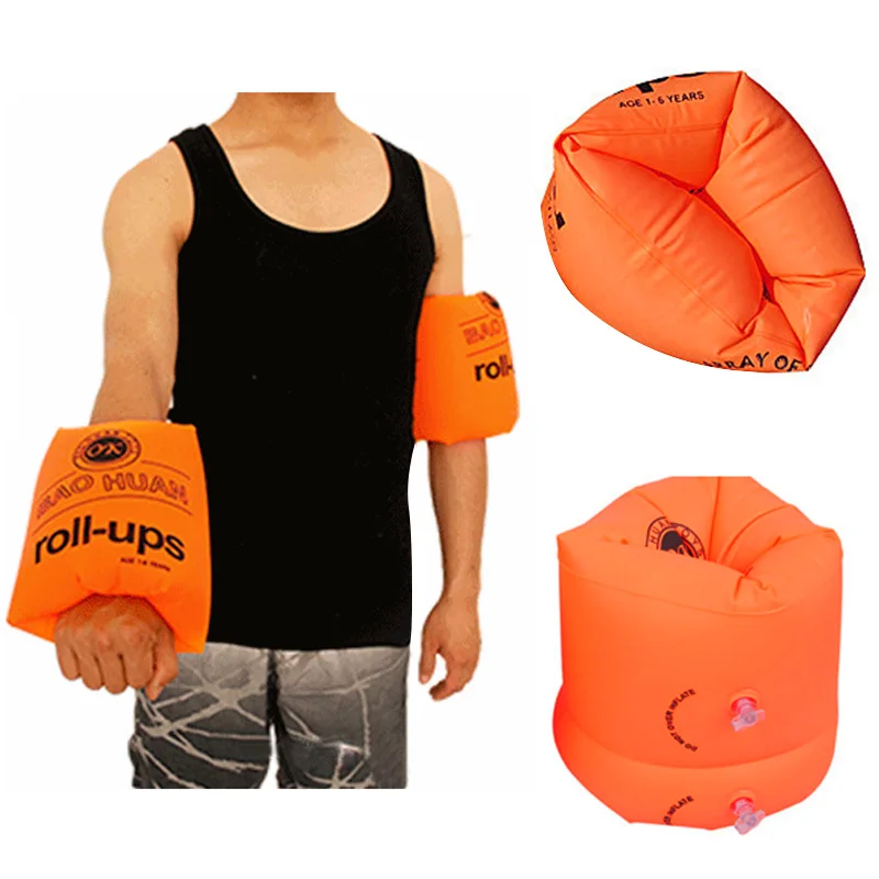 Adult Kids Swimming Inflatable Arm Rings Portable Floating Circle Sleeves Pool Buoy Armbands Swimming Equipment High Quality kids swimming inflatable arm rings portable floating circle sleeves pool buoy safety armbands swimming equipment swim trainer