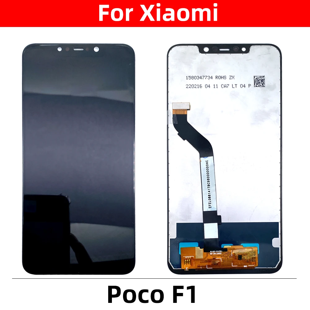 Display for XiaoMi Pocophone POCO F1 LCD Touch Screen Digitizer Assembly Repair For Xiaomi PocophoneF1 LCD Display Replacement Touch Screen Digitizer Replacement