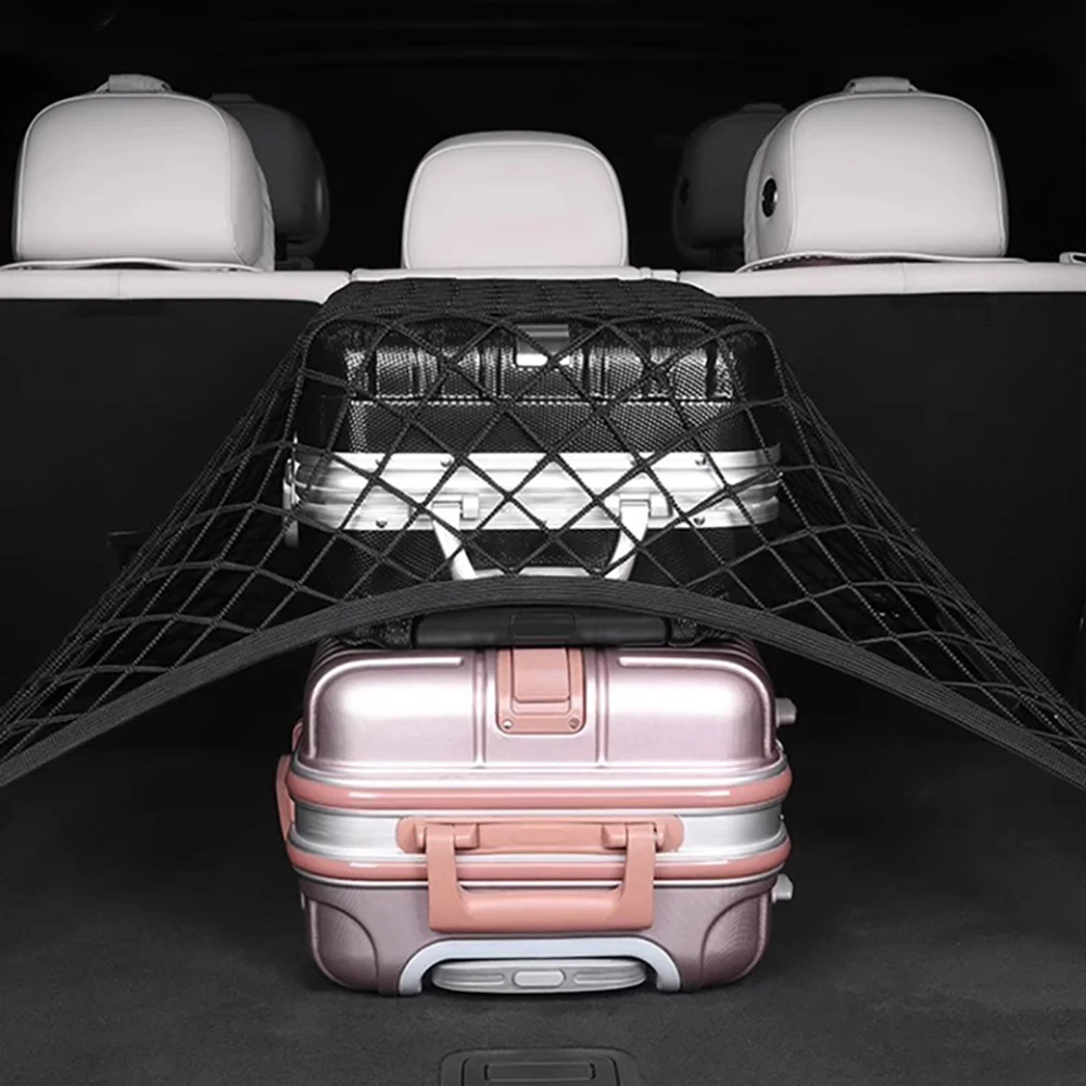 110*60cm car storage bag suitable for Lexus RX 1998-2025 cargo organization net adjustable elastic mesh trunk car rear cargo net Sce06027c7c7242b9ad082274034aaef79