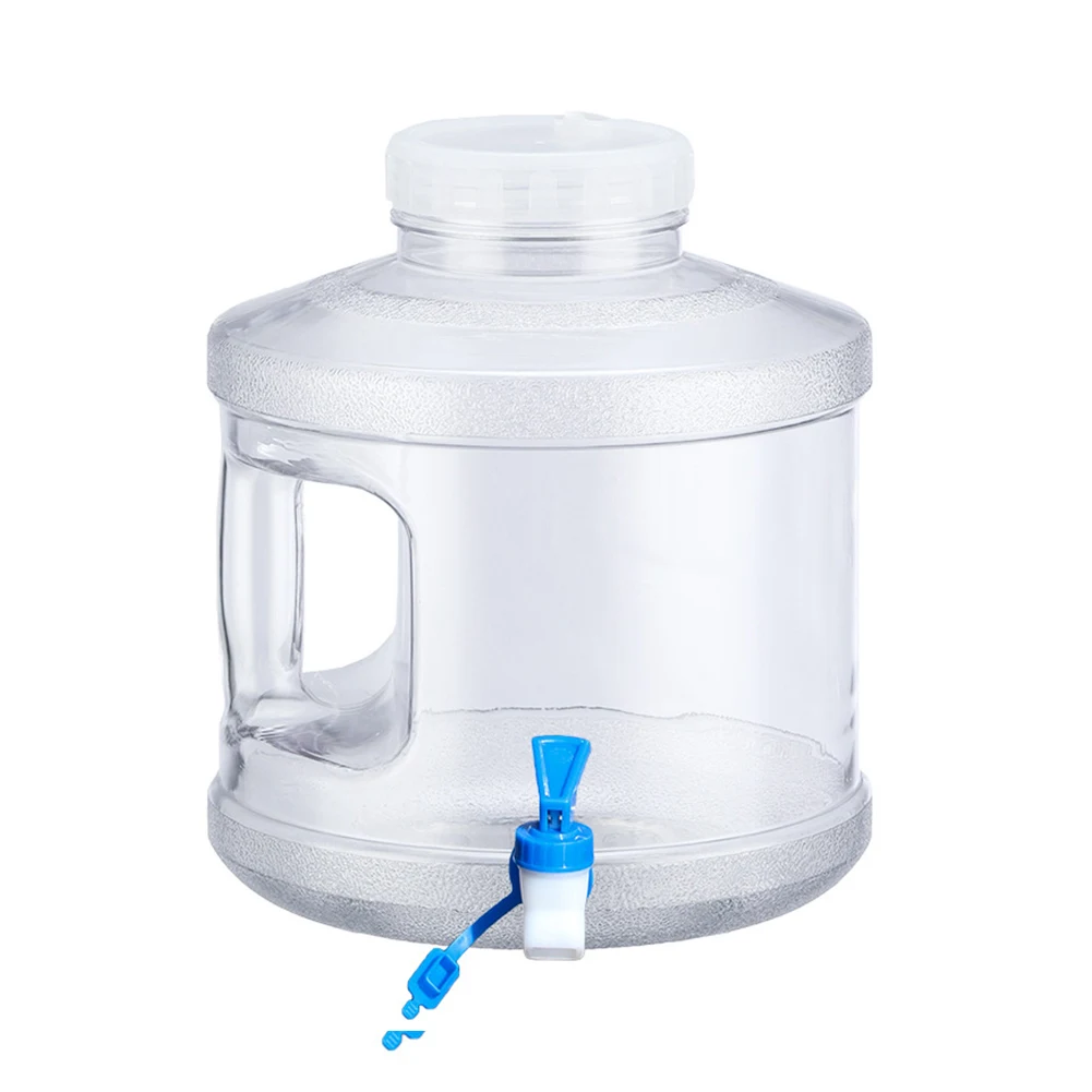 7.5L Portable Water Container Multifunction Water Storage Carrier Leakproof Storage Container for Hiking Self-Driving Tour