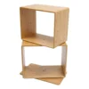 2 Tiers Creative Open Book Cabinet with Good Load Capacity for Indoor Use 2