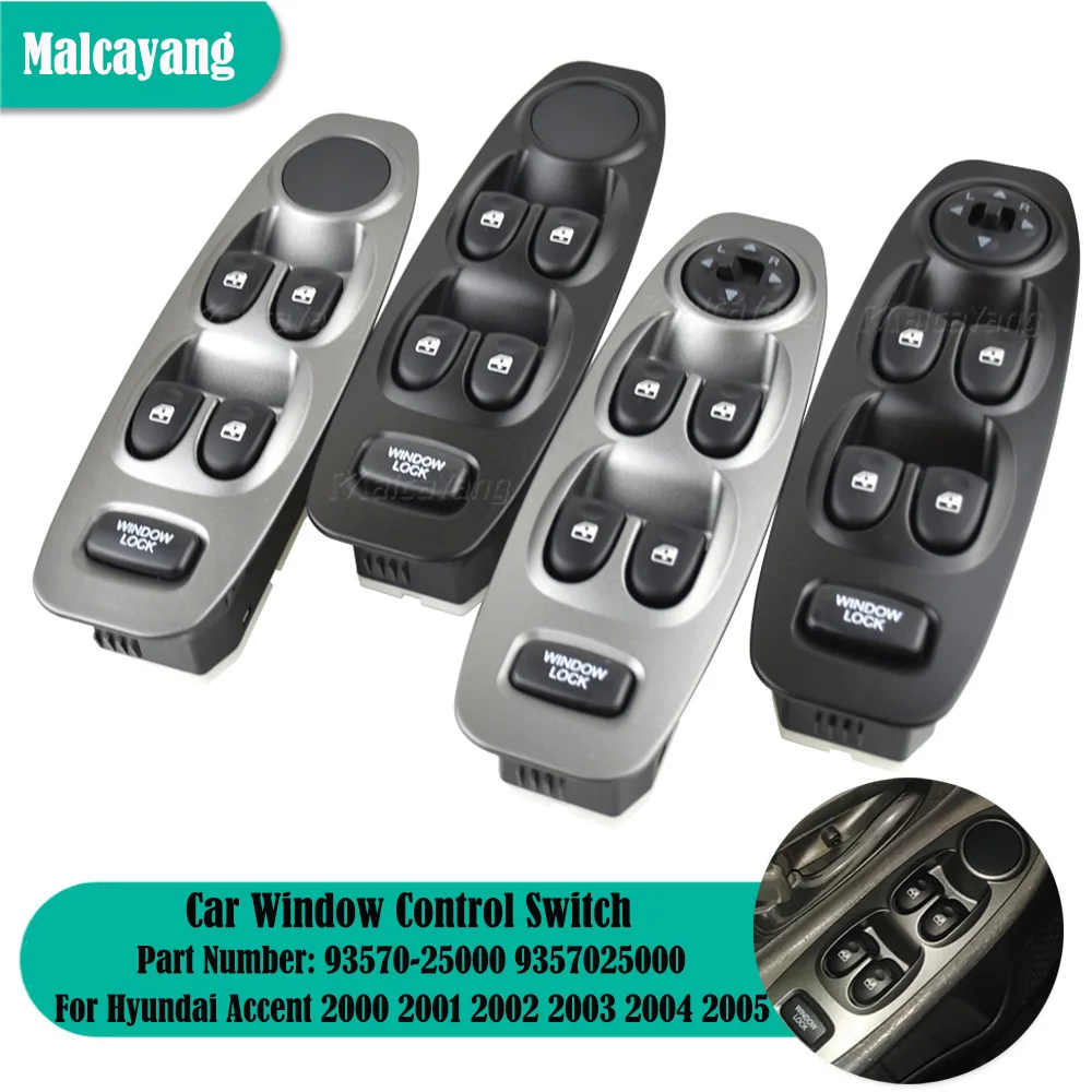 

93570-25000 9357025000 9357025000YN для Hyundai Accent 2000-2005 автомобильные аксессуары левая сторона Электрический переключатель управления окном