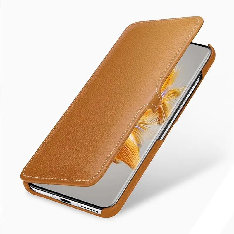 Fashion Case for Huawei Mate 60 Genuine Leather Phone Carcasa for Huawei Mate 60pro Funda Skin Mate 50 Cover Mate50pro Coque