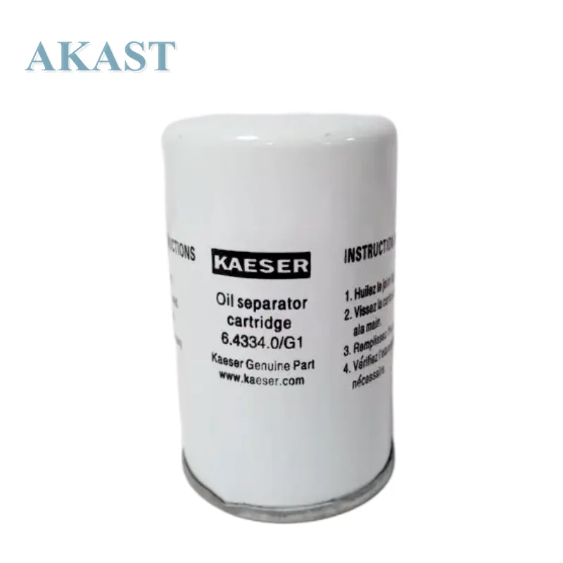 Filtro de Óleo do Compressor de ar Kaeser Peças Separadoras de Óleo 6.4334.1