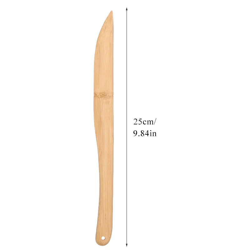 Vintage Rice Paper Cutter Paper Knife Wooden Envelope Opener Handmade Letter Opener Cutting Bamboo Knife Tool 1Pcs