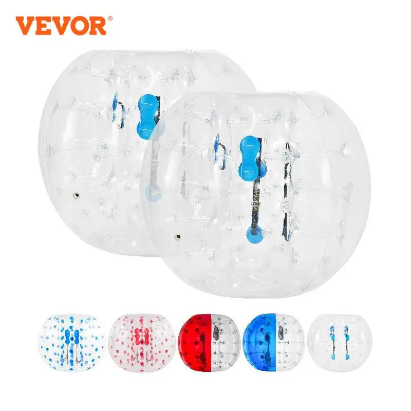 Vevor 2 Pack 1.2m Bumper Bubble Soccer Balls Body Inflatable Zorb Ball
