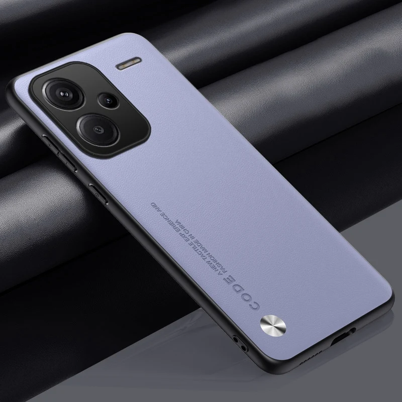 Luxurious PU Leather Silicone Phone Case - Full Protection Back Cover