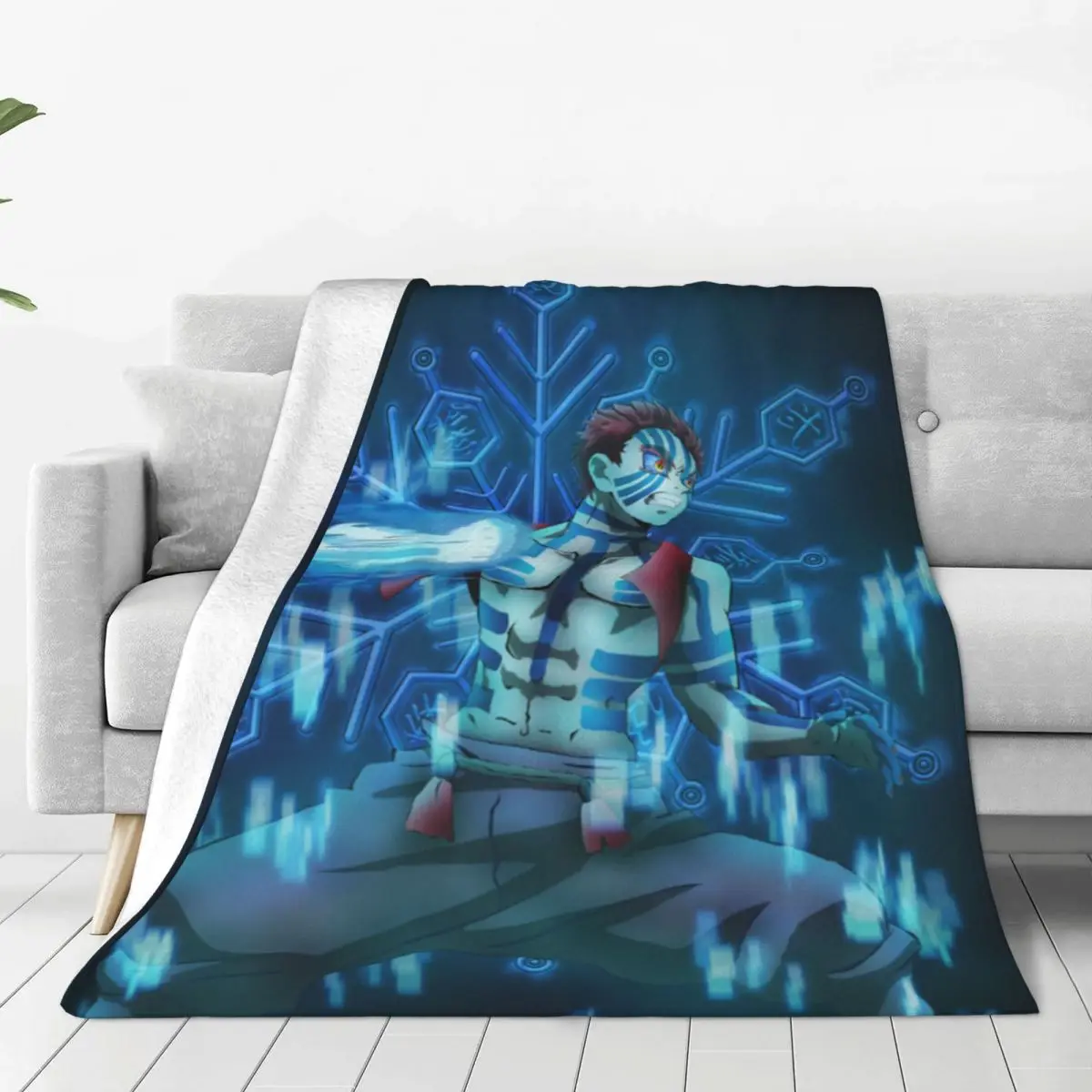 

Demon Slayer Kimetsu No Yaiba Blanket Soft Fleece Autumn Warm Flannel Kimetsu No Yaiba Throw Blankets for Sofa Car Bedding Quilt
