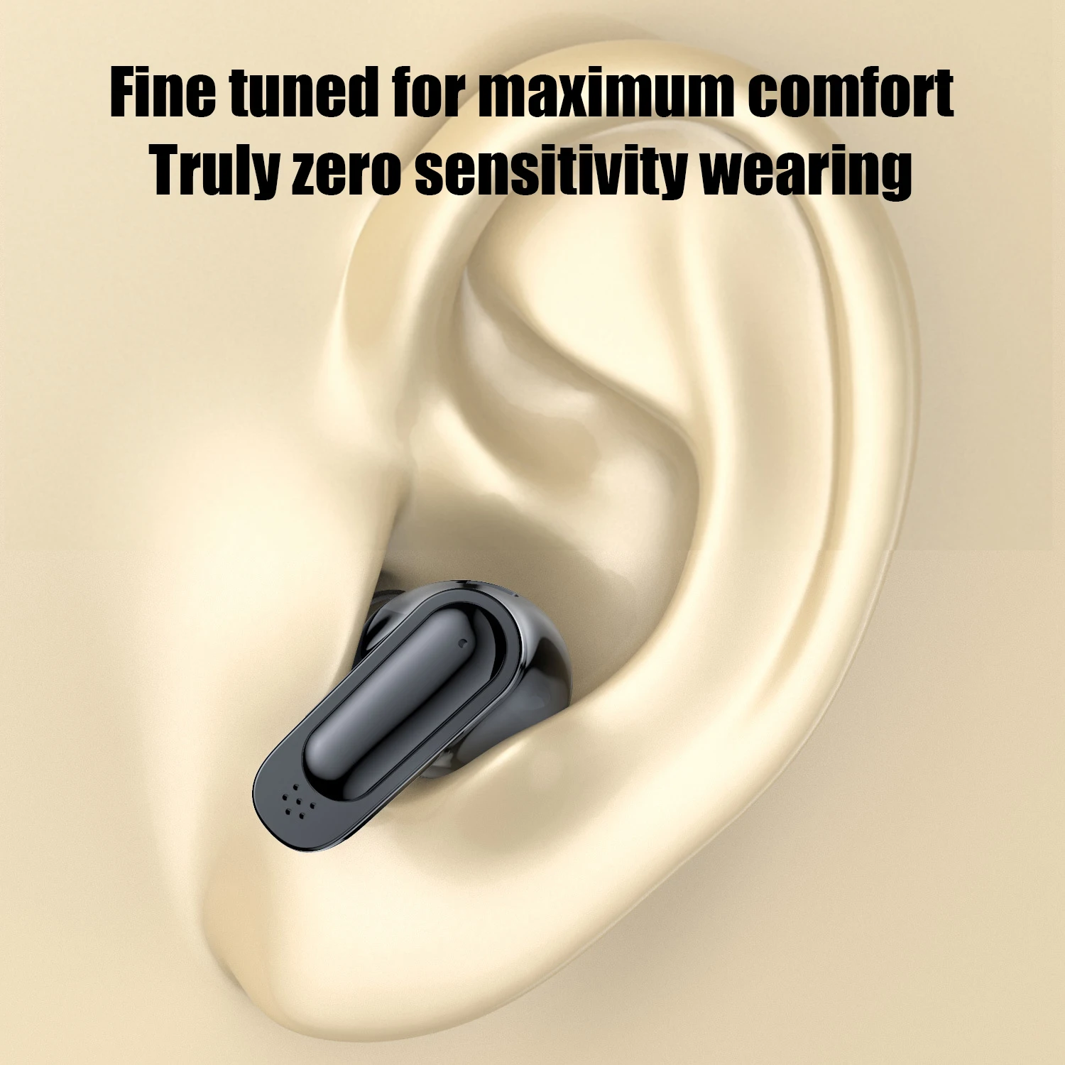 Lenovo Wireless Bluetooth Earphones with Noise Reduction & Touch Control Display