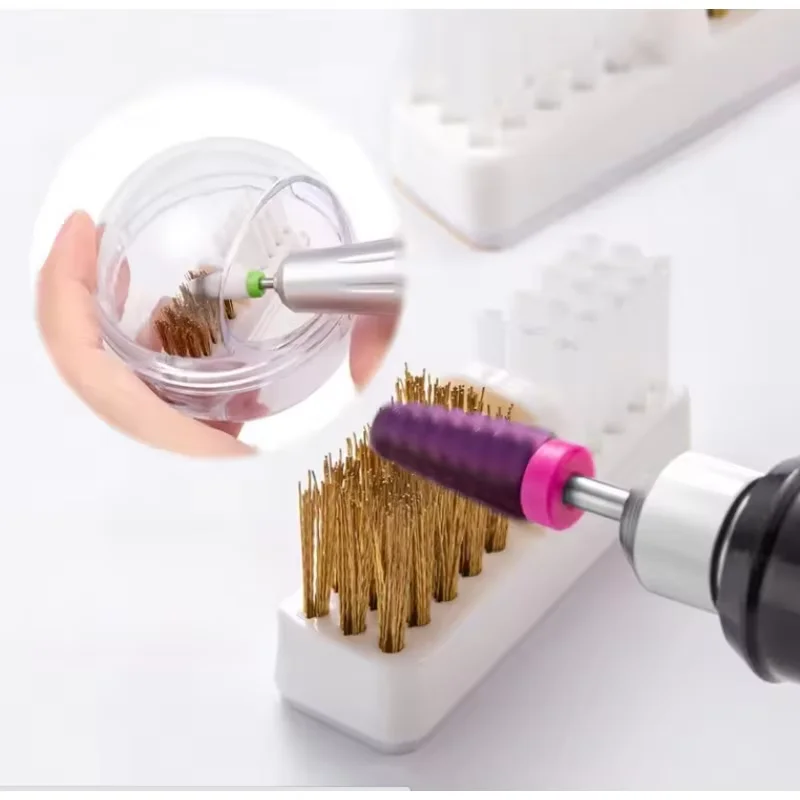 Fraise en céramique Flame Bit 3-3 '' Cuspidal Tête de meulage pour clou GN SDM70707255GN GEL UV