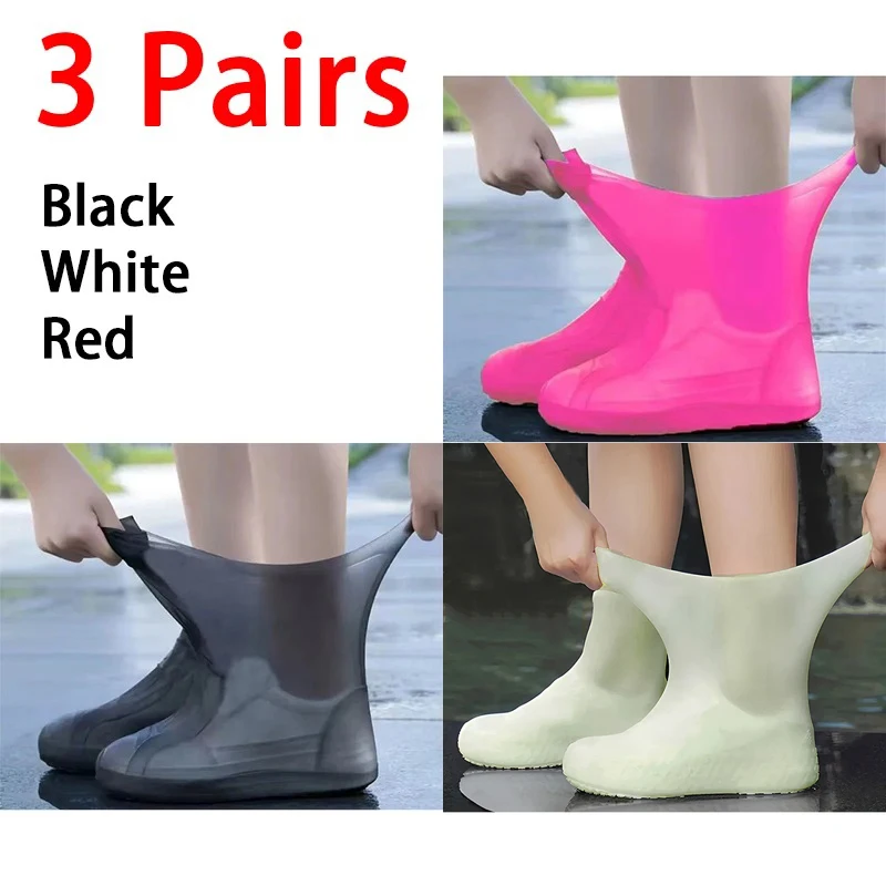 Waterproof Silicone Rain Shoe Covers