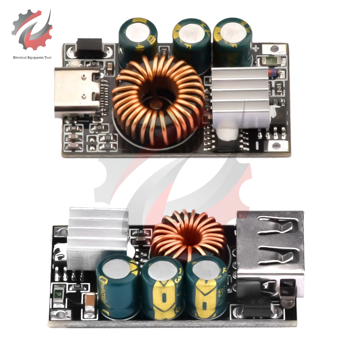 휴대폰 비상 충전용 스텝 다운 모듈, USB C타입, QC, PD 3.0, 애플, 화웨이, 삼성 DIY 고속 충전기, DC 10-30V
