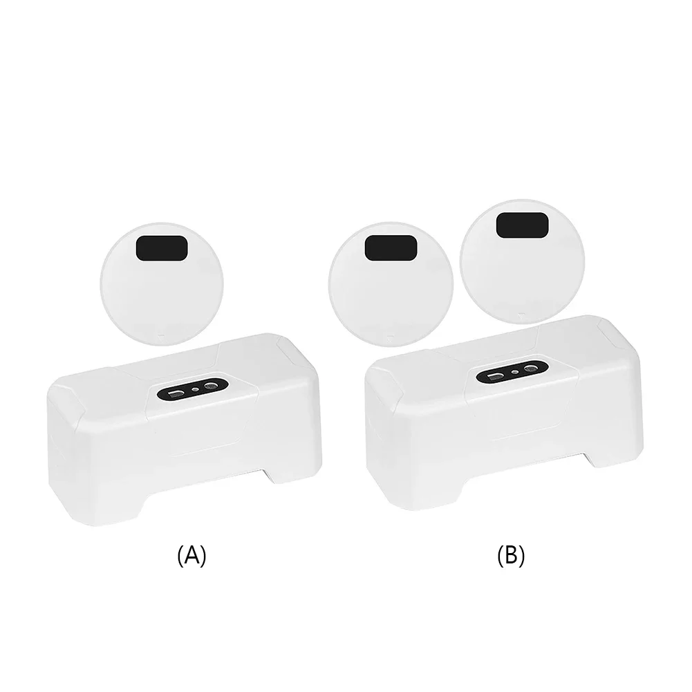 Toilets Flush Button IPX5 Waterproof Smart Flush Sensor Button Splash-proof Wireless Transmitter Public