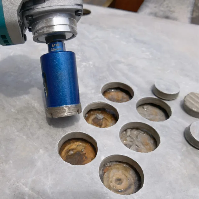 6-120mm M14 スレッド真空ろう付けドライダイヤモンド掘削コアビットセラミックタイルホールソー花崗岩大理石磁器レンガ石ドリル 1pcダイヤモンド  ドライドリルコアビットホールソー M14スレッドドリルビット用セラミックタイル磁器電動工具用、1pc 50MM M 1pc ... 1pc ... 1Pc 6 ミリメートル-100 ミリメートル木工ツールホールソーヒンジボーリングドリルビットラウンドシャンク高炭素鋼カッター