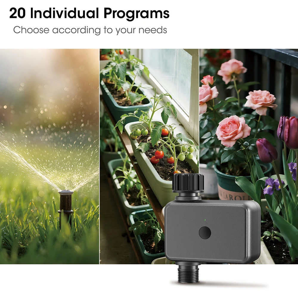 Tuya Wifi Automatic Water Timer Sprinkle Timer Smart Irrigation for Garden