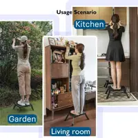 One Step Stool Lightweight Portable Folding Small Step Ladder with Handgrip Non-Slip Mobility Stepping Stool 6