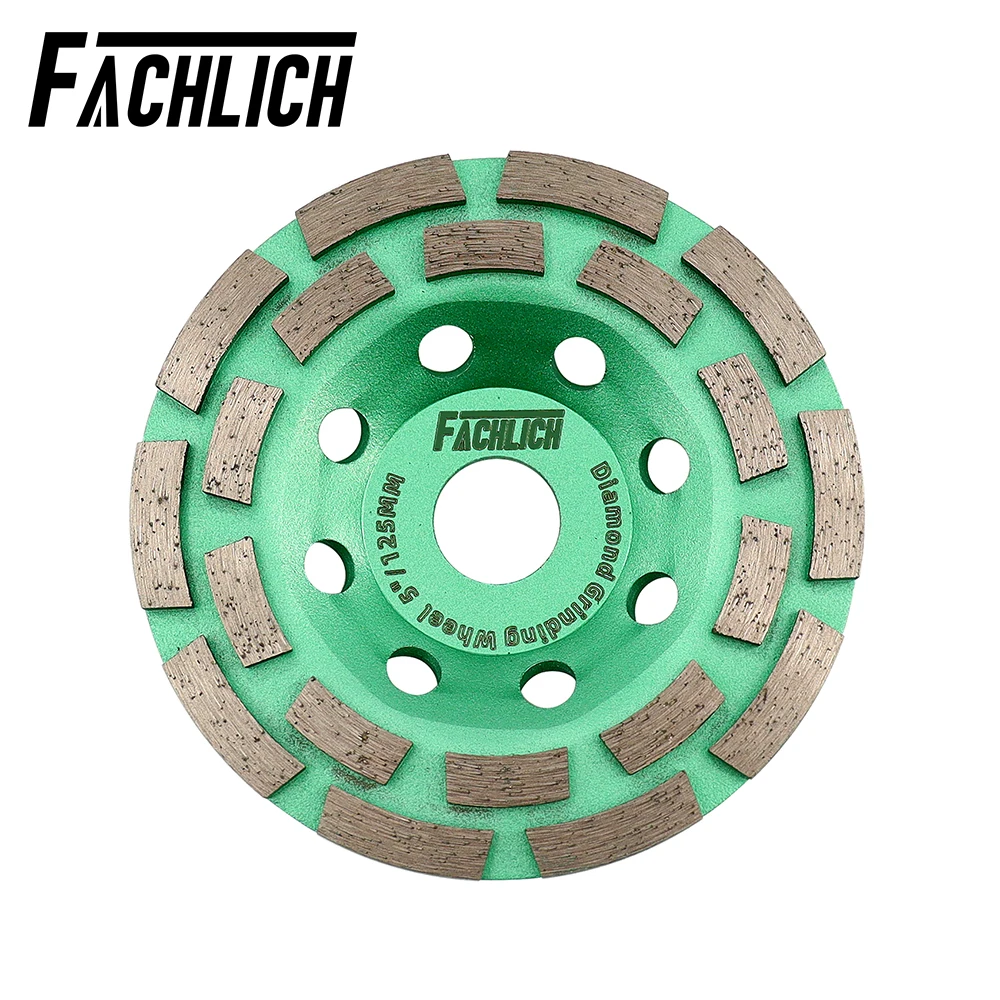 FACHLICH 1pc Dia125mm Diamond Grinding Cup Wheel 5inch For Stone Masonry Granite Concrete Polishing Angle Grinder Milling Plate