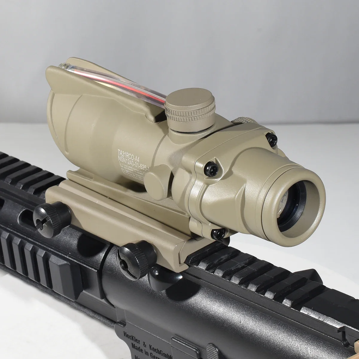 1x32 Green/red True Fiber Optic Sight Tactical Reflex Collimator Rifle Accessories for 20mm Rail Mount