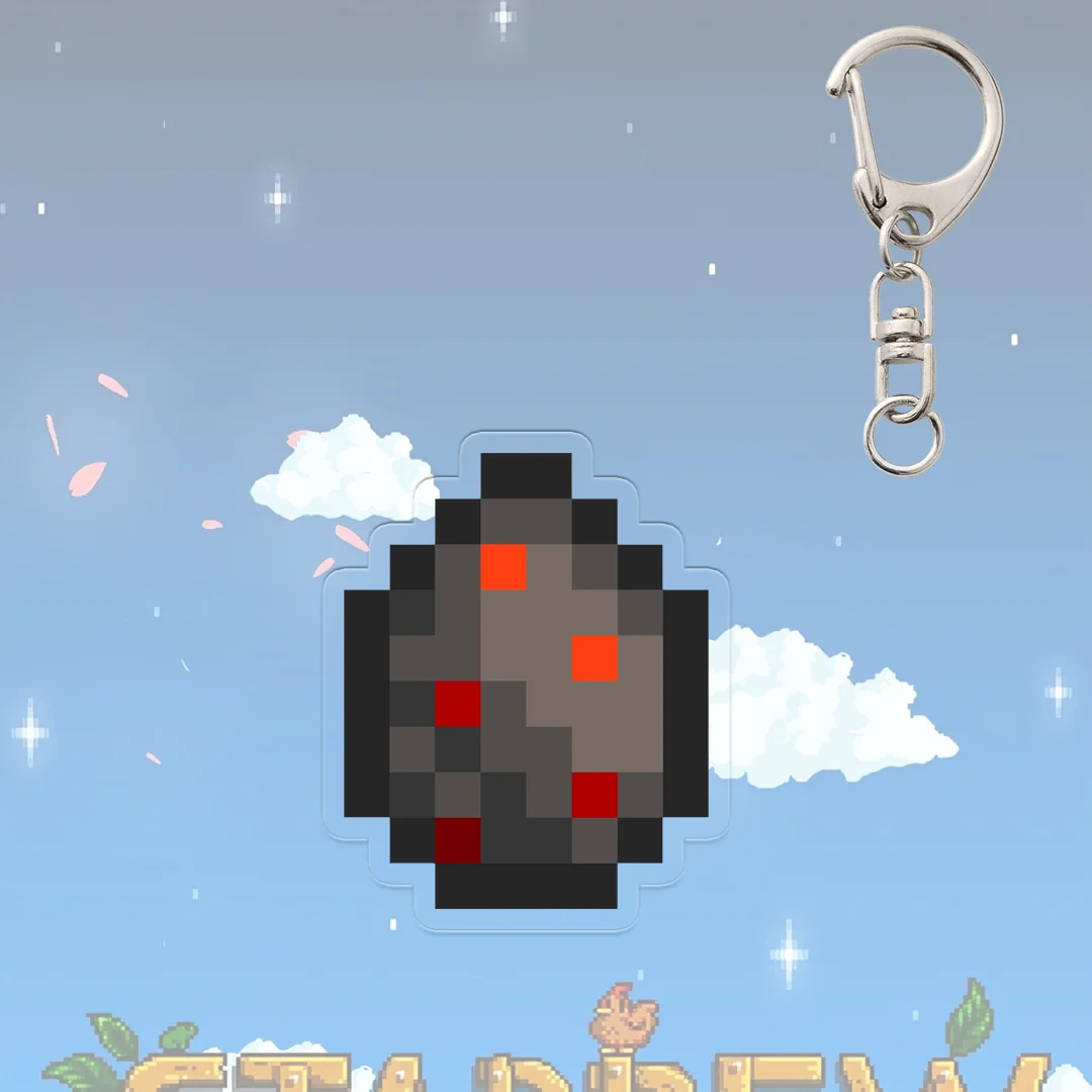 Purple Pants Keychain - Creative Stardew Valley-Inspired Decor & Accessory Pendant