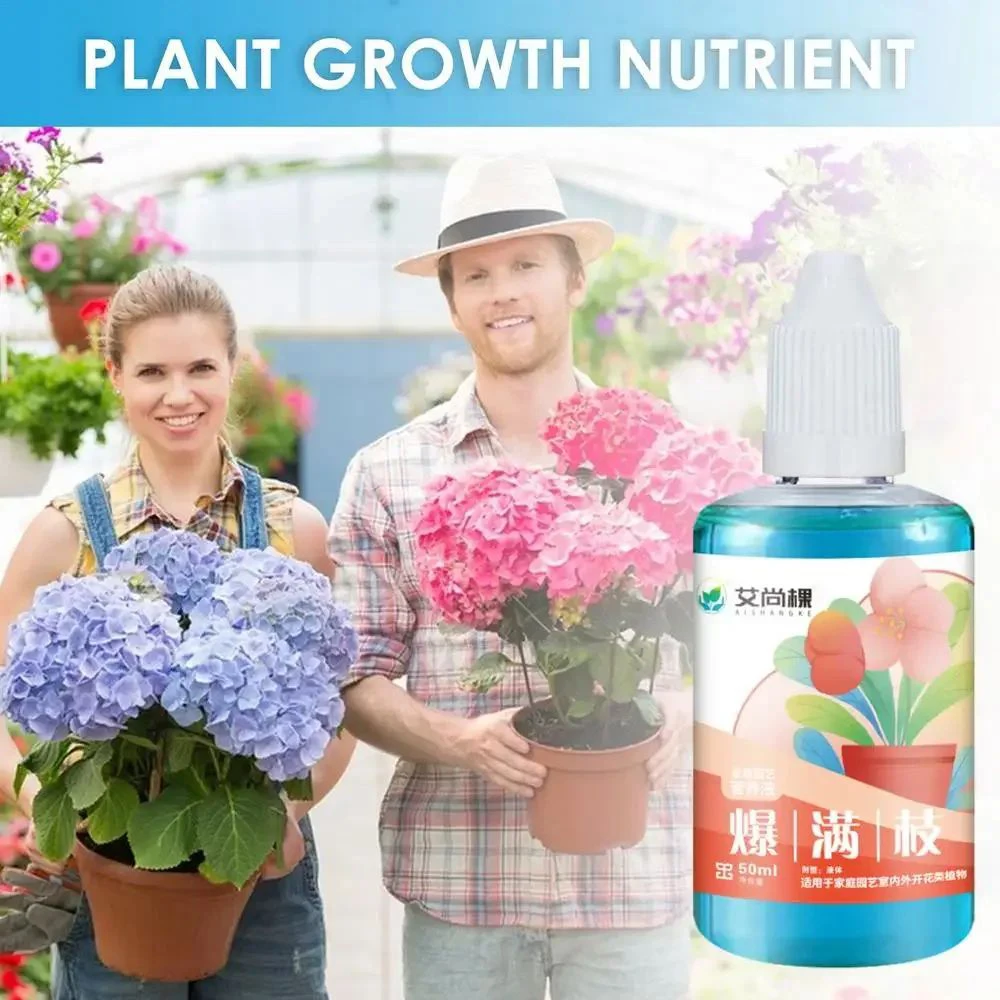 Flower Fertilizer Liquid Plant Fertilizer Indoor Flower Blossom Enhancer Rich Fast-Acting Liquid Nutrients Growth Plant Fertilizer