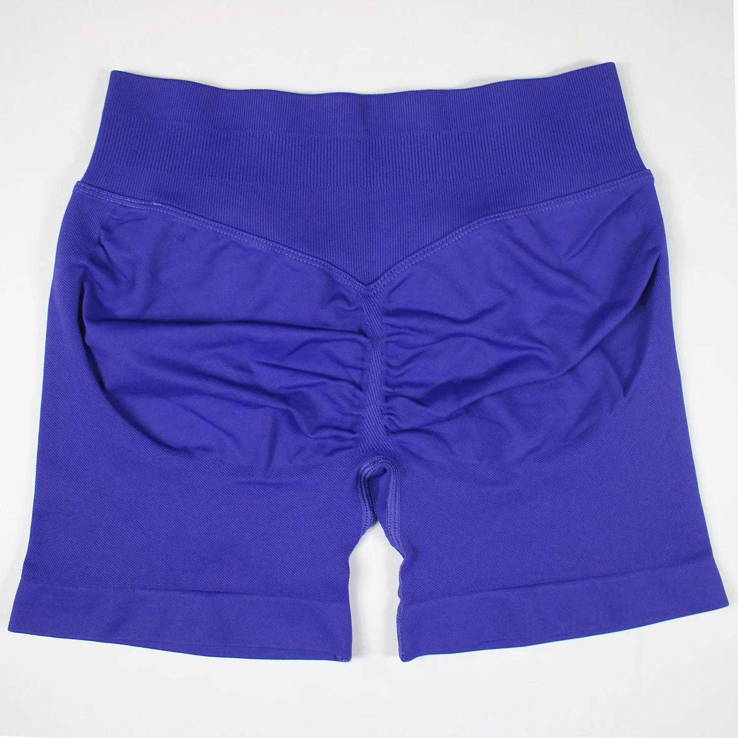 No Logo Impact Shorts 4.5" Seamless Low Ribbed Band Yoga Gym Women Sports Flex Scrunch Bum Seam Soft Feel Workout Booty Squat 4