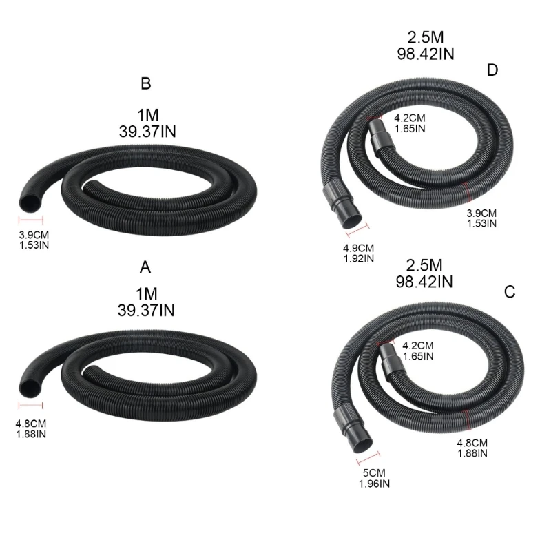 Flexible Vacuum Hose for BF502 BF575 Household Cleaning Heat Pressure Resistant images - 6