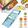 5 in 1 MultiFunctional Vegetable Fruit Slicer Potato Household Food Chopper Kitchen Mandoline Slicer Veggie Dicer Cutter Gadgets