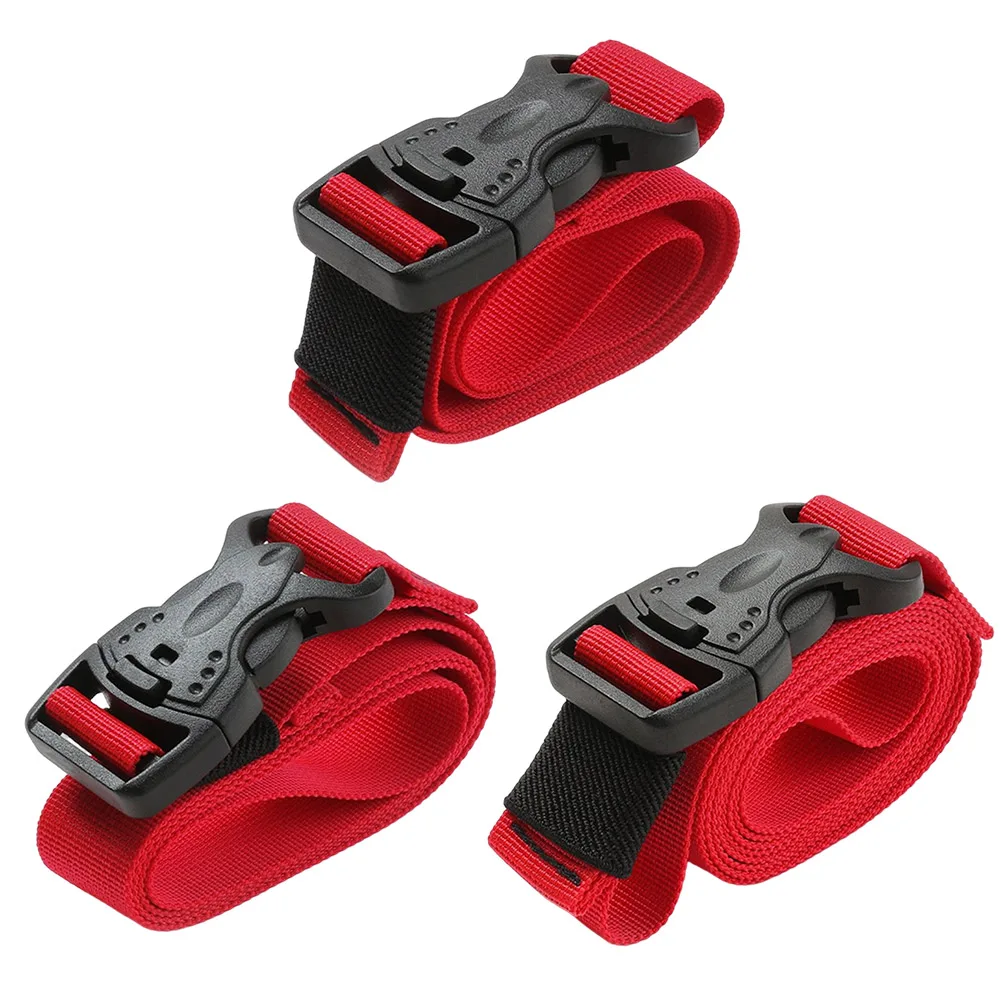 Portable Nylon Cargo Strap Anti-theft Multifunctional Cargo Tie Down Luggage Belt Strap Quick Release Buckle Outdoor Accessories nylon cargo strap nylon tie down strap