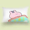 Asamimichaan Asleep Cute Asamimi Square Pillow Covers Cartoon Sofa Decorative Home Double-sided Printing Short Plush Cushion 4
