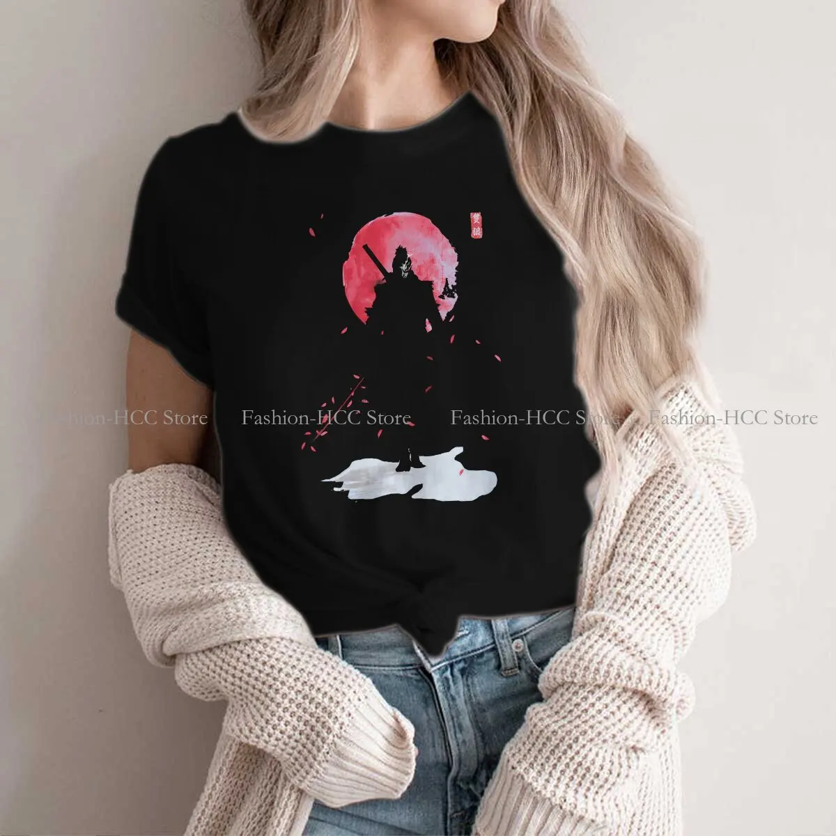 

Игра Bloodborne Женская футболка из полиэстера, Повседневная футболка с изображением волка, высокого качества, модная