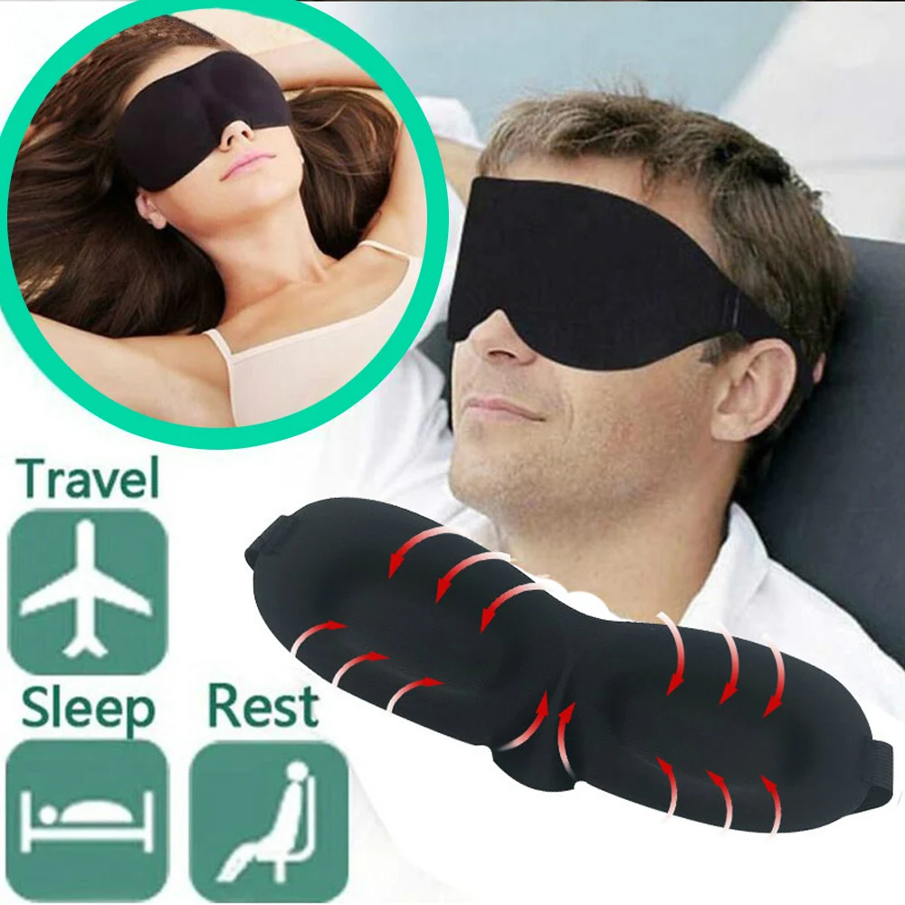 afbreken Email schrijven handig 3D Slaapmasker Slapen Stereo Katoen Blinddoek Mannen En Vrouwen Air Travel  Sleep Eye Cover Ogen Patches Voor Ogen Rest gezondheidszorg _ - AliExpress  Mobile
