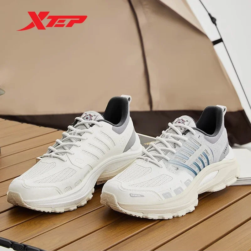 

Xtep Chinoiserie Causal Shoes Men Lace Up Comfortable Sports Shoes Wear-Resistant Classical Vintage Male Sneakers 877319320004